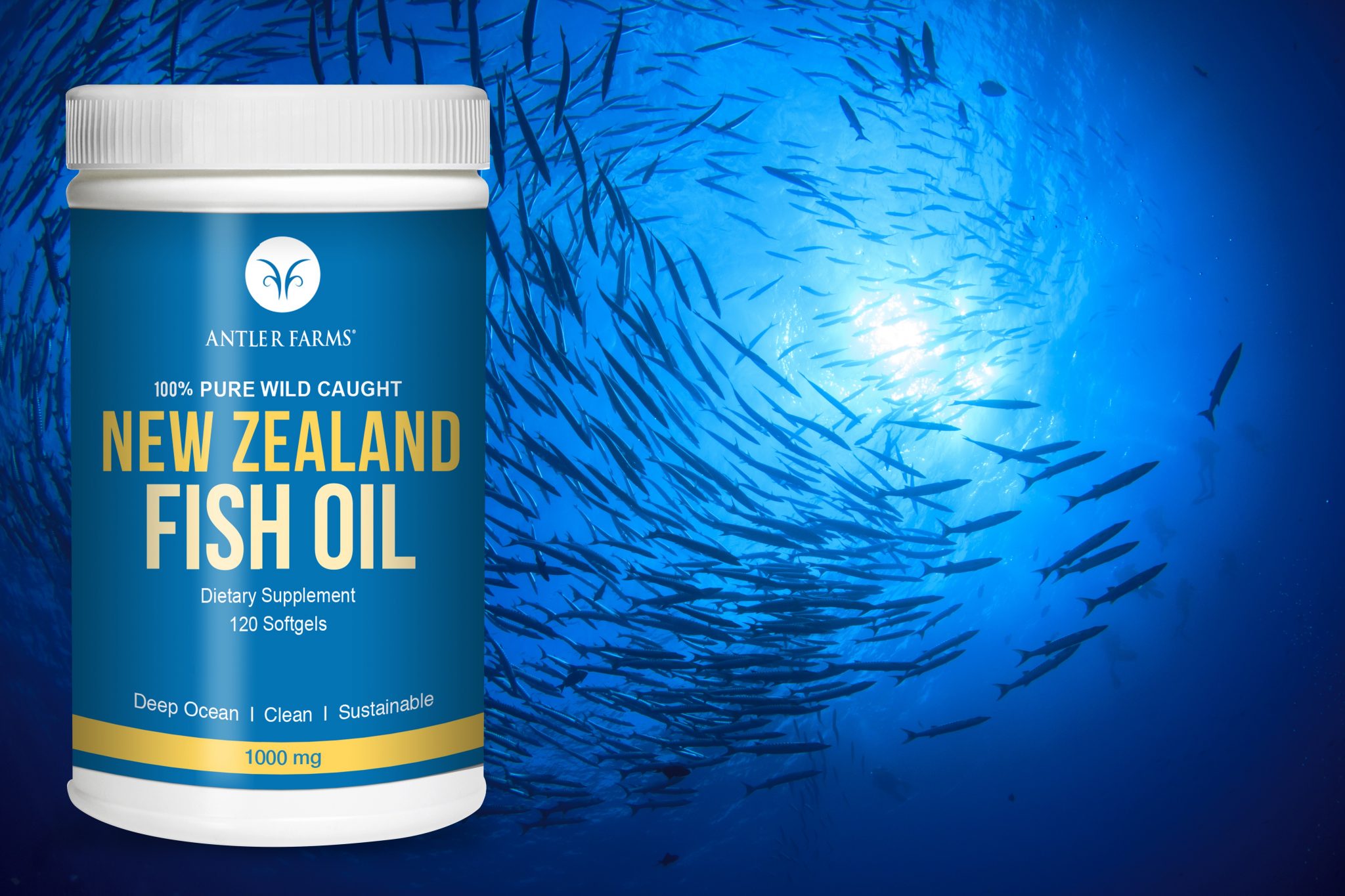 New Zealand Fish Oil Pure, Clean & Sustainable Fish Oil Supplement